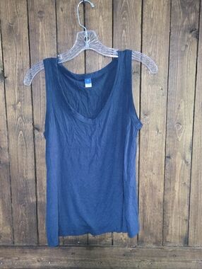 Old Navy Navy Scoop Neck Tank Top